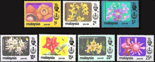 State of Perak 1979 Flowers Set Fine Mint