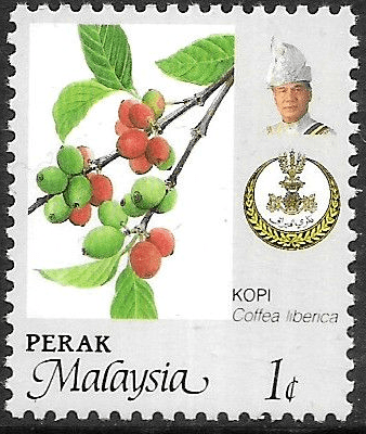 State of Perak 1986 National Products SG 198 Kopi Fine Mint
