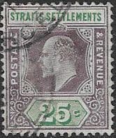 Straits Settlements 1904 King Edward VII SG 133 Fine Used
