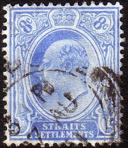 Straits Settlements 1906 SG 158 King Edward VII Head Fine Used