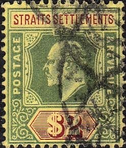 Straits Settlements 1906 SG 166 King Edward VII Head Fine Used