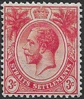 Straits Settlements 1912 King George V SG 196 Fine Mint