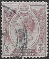 Straits Settlements 1912 King George V SG 197c Fine Used