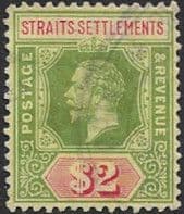 Straits Settlements 1921 King George V SG 240 Fine Used