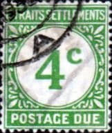 Straits Settlements 1924 Postage Due Stamps SG D3 Fine Used