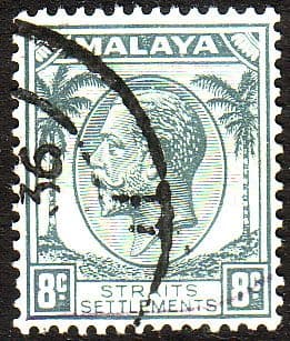 Straits Settlements 1936 SG 265 King George V Head Fine Used