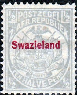 Swaziland 1889 Transvaal Overprint SG 10 Fine Mint