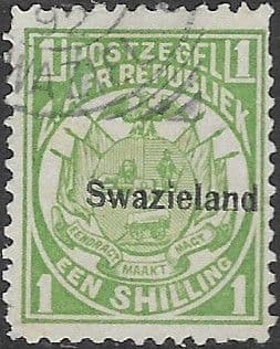 Swaziland 1889 Transvaal Overprint SG 3 Fine Used
