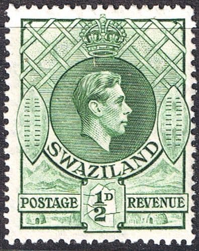 Swaziland 1938 King George VI SG 28 Fine Mint