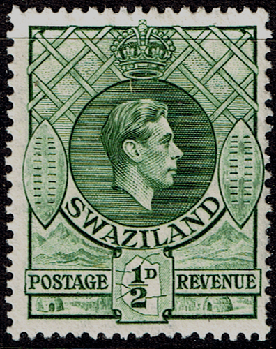 Swaziland 1938 King George VI SG 28b Fine Mint