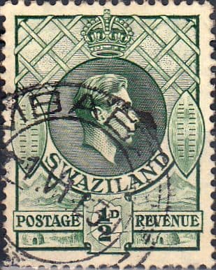 Swaziland 1938 King George VI SG 28b Fine Used