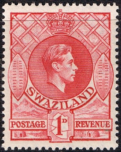 Swaziland 1938 King George VI SG 29a Fine Mint