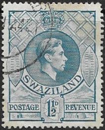 Swaziland 1938 King George VI SG 30a Fine Used