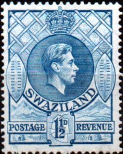 Swaziland 1938 King George VI SG 30b Fine Mint