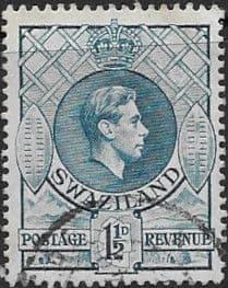 Swaziland 1938 King George VI SG 30b Fine Used