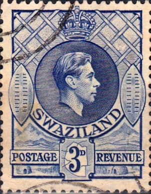 Swaziland 1938 King George VI SG 32a Fine Used
