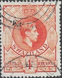 Swaziland 1938 King George VI SG 33a Fine Used