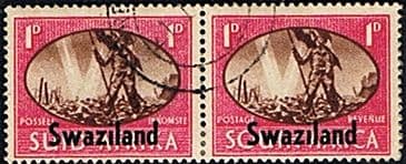 Swaziland 1946 King George VI Victory SG 39 Fine Used