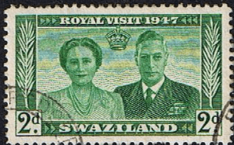 Swaziland 1947 Royal Visit SG 43 Fine Used