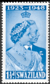 Swaziland 1948 King George VI Royal Silver Wedding SG 46 Fine Mint
