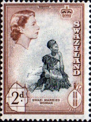 Swaziland 1956 Swazi Married Woman SG 55 Fine Mint