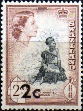 Swaziland 1961 SG 67 Swazi Married Woman Decimal Surcharge Fine Mint