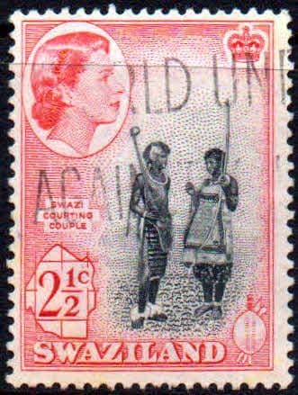 Swaziland 1961 SG 81 Courting Couple Fine Used