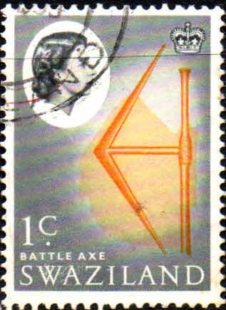 Swaziland 1962 SG 91 Battle Axe Fine Used