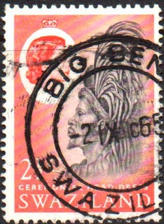 Swaziland 1962 SG 93 Headdress Fine Used