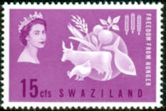 Swaziland 1963 Freedom From Hunger Fine Mint