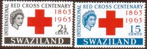 Swaziland 1963 Red Cross Centenary Set Fine Mint