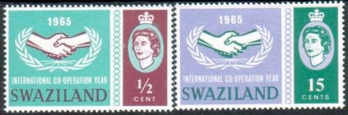 Swaziland 1965 International Co-operation Year Set Fine Mint