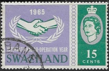 Swaziland 1965 International Co-operation Year SG 116 Fine Used