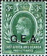 Tanganyika 1917 King George V G E A Overprint SG 47 Fine Mint