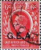 Tanganyika 1917 King George V G E A Overprint SG  48 Fine Used