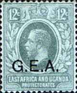 Tanganyika 1917 King George V G E A Overprint SG 50 Fine Mint