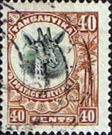 Tanganyika 1922 Giraffe SG 80 Fine Used