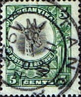 Tanganyika 1925 Giraffe SG 89 Fine Used