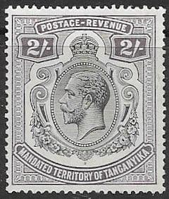 Tanganyika 1927 King George V SG 103 Fine Mint