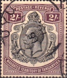 Tanganyika 1927 King George V SG 103 Fine Used