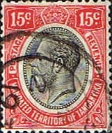 Tanganyika 1927 King George V SG 95 Fine Used