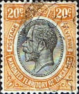 Tanganyika 1927 King George V SG 96 Fine Used