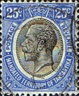 Tanganyika 1927 King George V SG 97 Fine Used