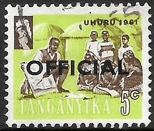 Tanganyika 1961 Independence SG O1 Official Fine Used