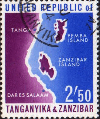 Tanganyika 1964 United Republic of Tanganyika and Zanzibar Commemoration SG 127 Fine Used