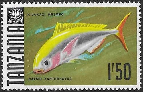 Tanzania 1967 Fish SG 153a Fine Mint