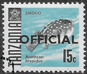 Tanzania 1967 Fish SG O22 Official Fine Used