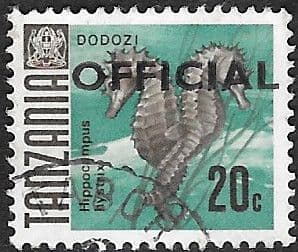Tanzania 1967 Fish SG O23 Official Fine Used