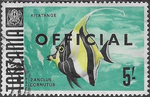 Tanzania 1967 Fish SG O27 Official Fine Used