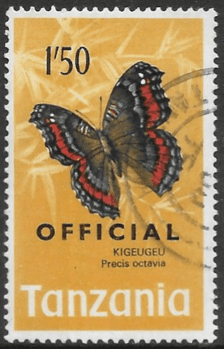 Tanzania 1973 Butterflies Official SG O47 Fine Used